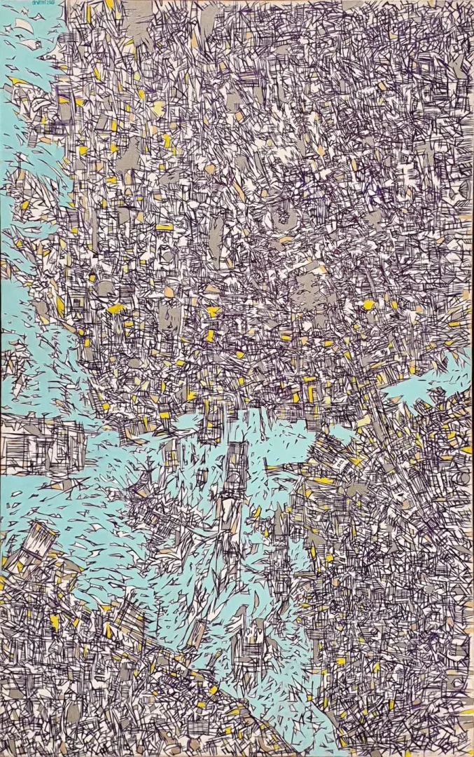 "İsimsiz" eseri DEVRİM ERBİL tarafından 2005 yılında 140x90 cm ölçülerinde Tuval üzeri yağlı boya tekniği ile yapılmıştır.