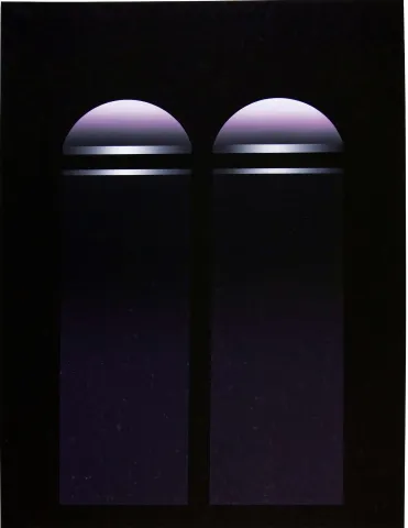 "Kubbeler Serisi" eseri ADNAN ÇOKER tarafından 1993 yılında 70x50 cm ölçülerinde Özgün Baskı 67/100 tekniği ile yapılmıştır.