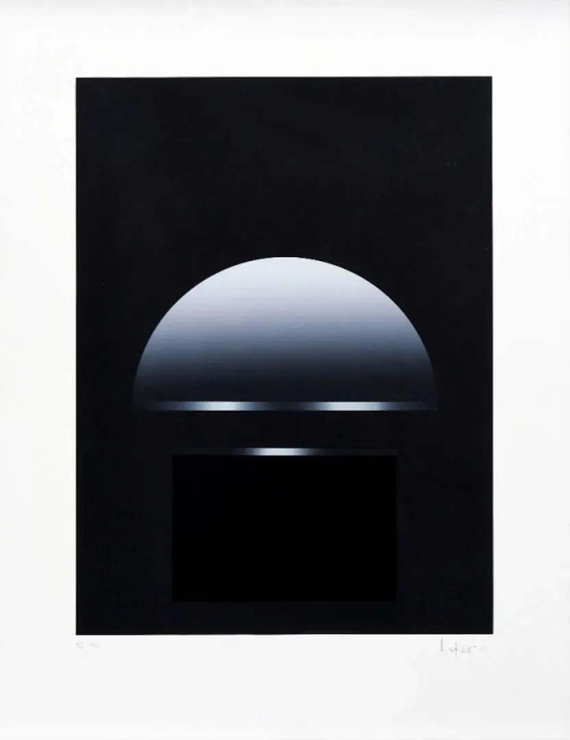 Adnan Çoker — Kubbeler Serisi, 1993, özgün baskı, 70×50 cm