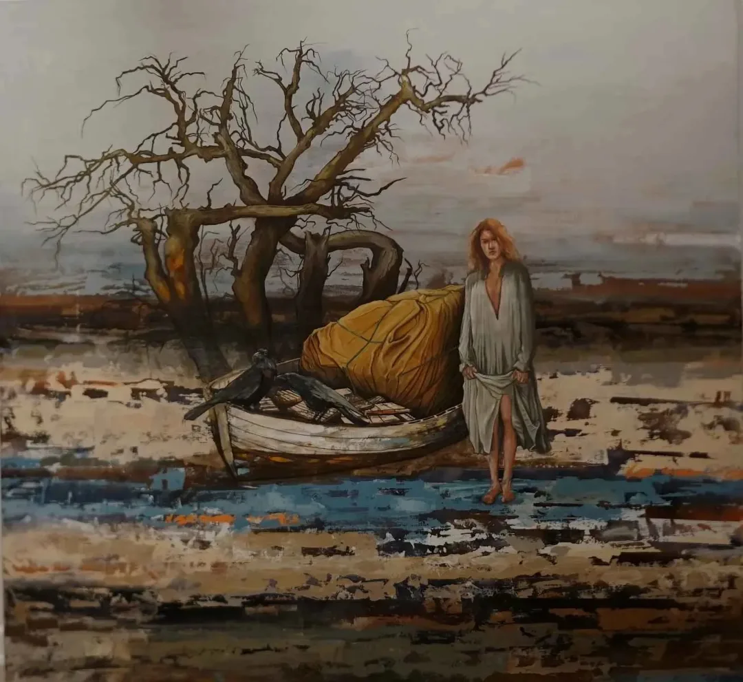 MAHMUT ÖZDEMİR — “Untitled”, 2018 "İsimsiz" eseri MAHMUT ÖZDEMİR tarafından 2018 yılında 140x150 cm ölçülerinde Tuval üzeri akrilik boya tekniği ile yapılmıştır.