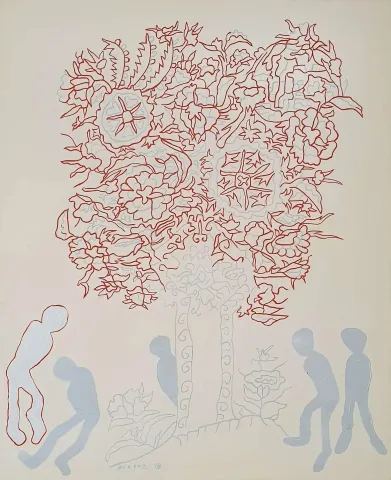 MEHMET ALAGÖZ — “Oya ağacı”, 2018 "Oya ağacı" eseri MEHMET ALAGÖZ tarafından 2018 yılında 110x90 cm ölçülerinde Tuval üzeri yağlı boya tekniği ile yapılmıştır.