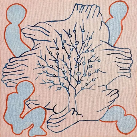 MEHMET ALAGÖZ — “Ağaçlar gölgeler”, 2019 "Ağaçlar gölgeler" eseri MEHMET ALAGÖZ tarafından 2019 yılında 30x30 cm ölçülerinde Tuval üzeri yağlı boya tekniği ile yapılmıştır.