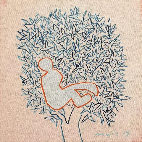 MEHMET ALAGÖZ — “Ağaçlar gölgeler”, 2019 "Ağaçlar gölgeler" eseri MEHMET ALAGÖZ tarafından 2019 yılında 30x30 cm ölçülerinde Tuval üzeri yağlı boya tekniği ile yapılmıştır.