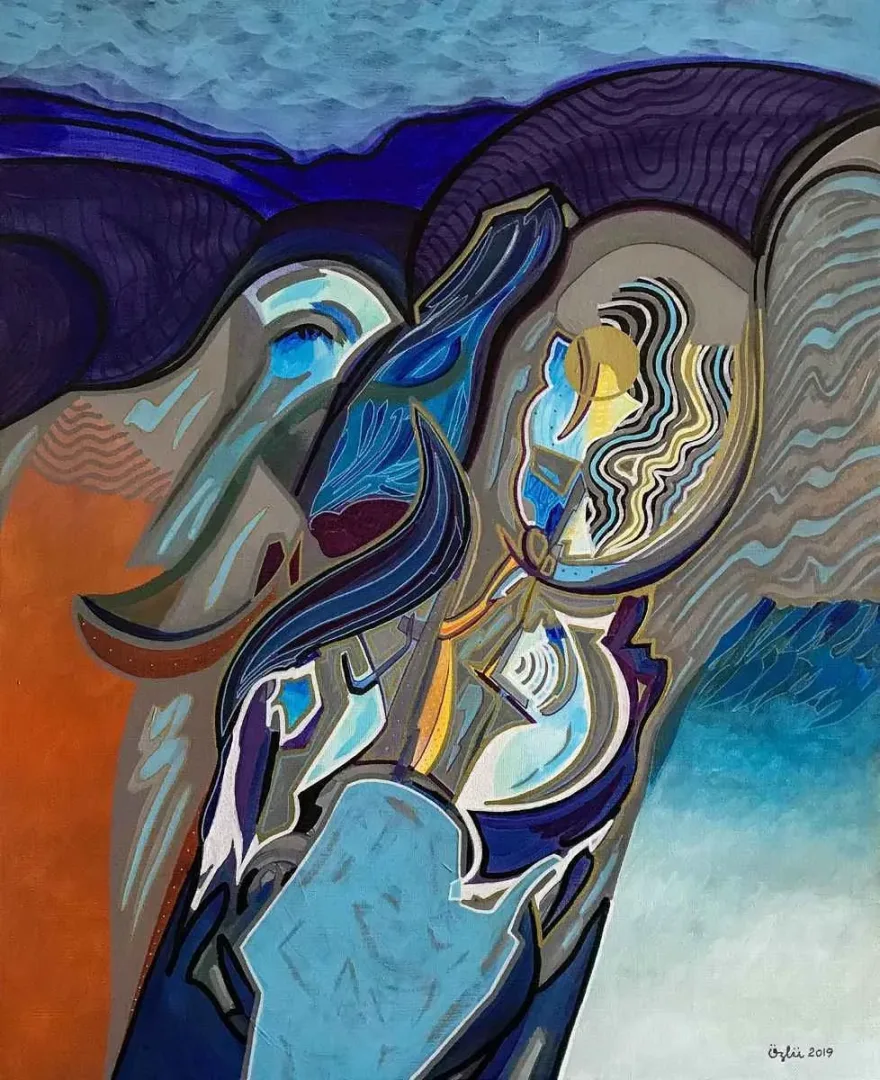NECMETTİN ÖZLÜ — “Peyzaj” "Peyzaj" eseri NECMETTİN ÖZLÜ tarafından 61x50 cm ölçülerinde Tuval üzeri akrilik boya tekniği ile yapılmıştır.