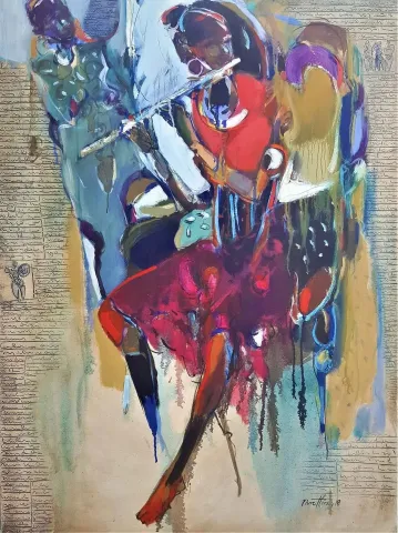 NURETTİN AKKAYA — “Untitled”, 2018 "İsimsiz" eseri NURETTİN AKKAYA tarafından 2018 yılında 120x90 cm ölçülerinde Tuval üzeri yağlı boya tekniği ile yapılmıştır.