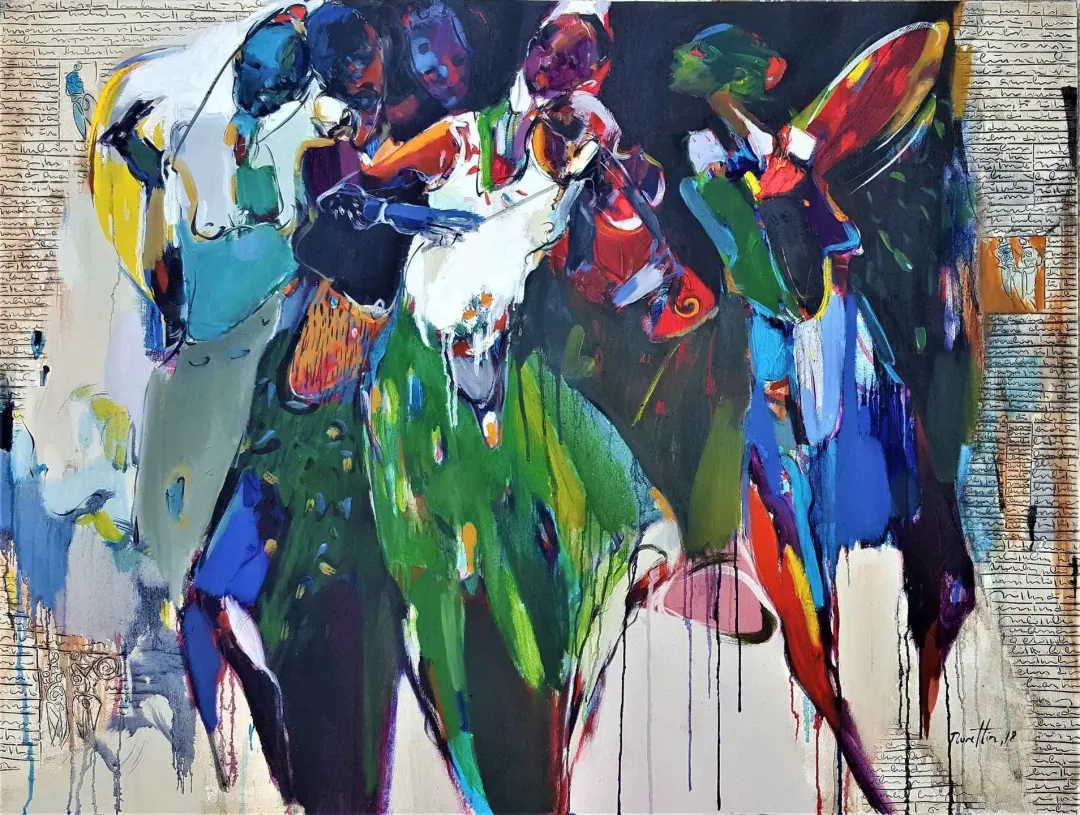 NURETTİN AKKAYA — “İsimsiz”, 2018 "İsimsiz" eseri NURETTİN AKKAYA tarafından 2018 yılında 90x120 cm ölçülerinde Tuval üzeri yağlı boya tekniği ile yapılmıştır.