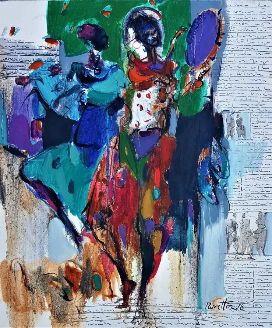 NURETTİN AKKAYA — “İsimsiz”, 2018 "İsimsiz" eseri NURETTİN AKKAYA tarafından 2018 yılında 60x50 cm ölçülerinde Tuval üzeri yağlı boya tekniği ile yapılmıştır.