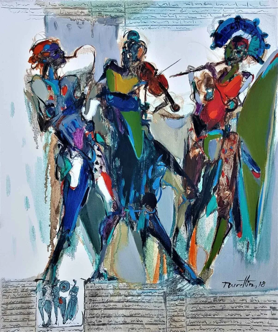 NURETTİN AKKAYA — “İsimsiz”, 2018 "İsimsiz" eseri NURETTİN AKKAYA tarafından 2018 yılında 60x50 cm ölçülerinde Tuval üzeri yağlı boya tekniği ile yapılmıştır.