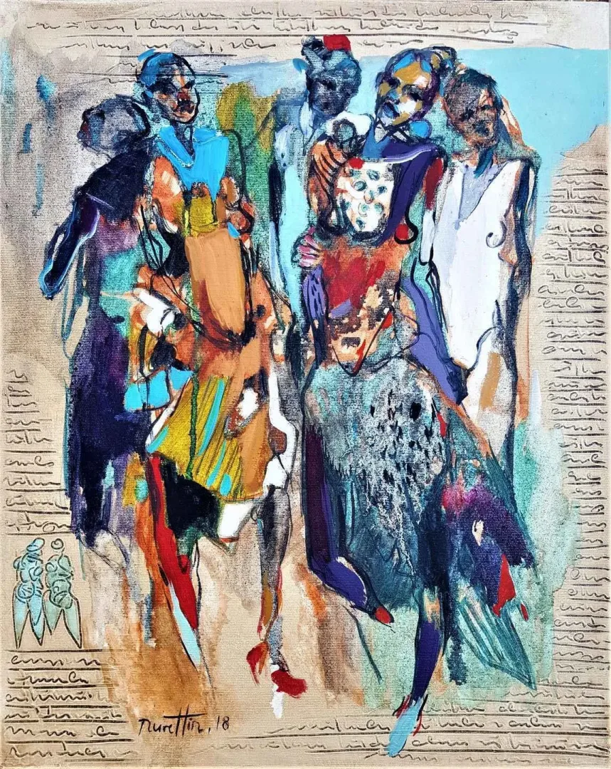NURETTİN AKKAYA — “İsimsiz”, 2018 "İsimsiz" eseri NURETTİN AKKAYA tarafından 2018 yılında 50x40 cm ölçülerinde Tuval üzeri yağlı boya tekniği ile yapılmıştır.