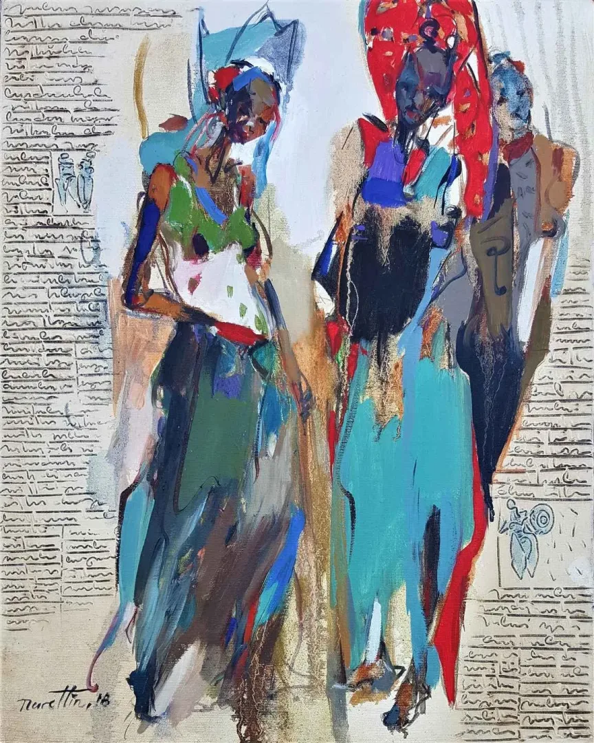 NURETTİN AKKAYA — “İsimsiz”, 2018 "İsimsiz" eseri NURETTİN AKKAYA tarafından 2018 yılında 50x40 cm ölçülerinde Tuval üzeri yağlı boya tekniği ile yapılmıştır.