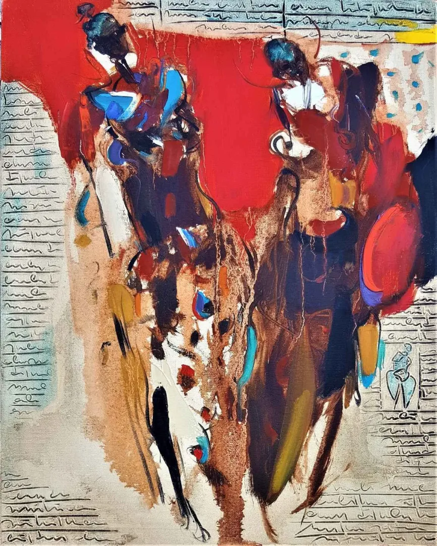 NURETTİN AKKAYA — “İsimsiz”, 2018 "İsimsiz" eseri NURETTİN AKKAYA tarafından 2018 yılında 50x40 cm ölçülerinde Tuval üzeri yağlı boya tekniği ile yapılmıştır.