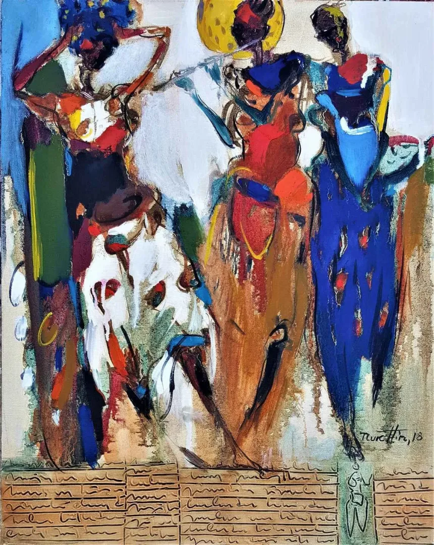 NURETTİN AKKAYA — “İsimsiz”, 2018 "İsimsiz" eseri NURETTİN AKKAYA tarafından 2018 yılında 50x40 cm ölçülerinde Tuval üzeri yağlı boya tekniği ile yapılmıştır.