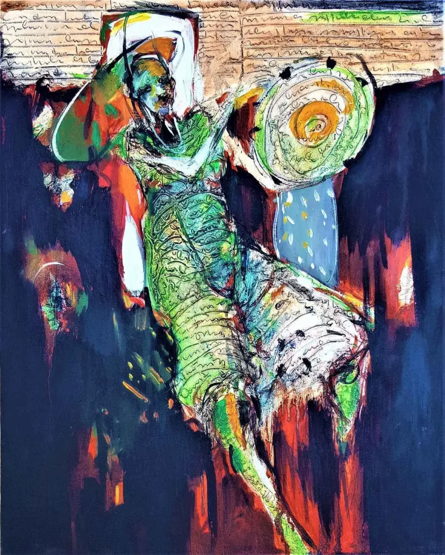 NURETTİN AKKAYA — “İsimsiz”, 2018 "İsimsiz" eseri NURETTİN AKKAYA tarafından 2018 yılında 50x40 cm ölçülerinde Tuval üzeri yağlı boya tekniği ile yapılmıştır.