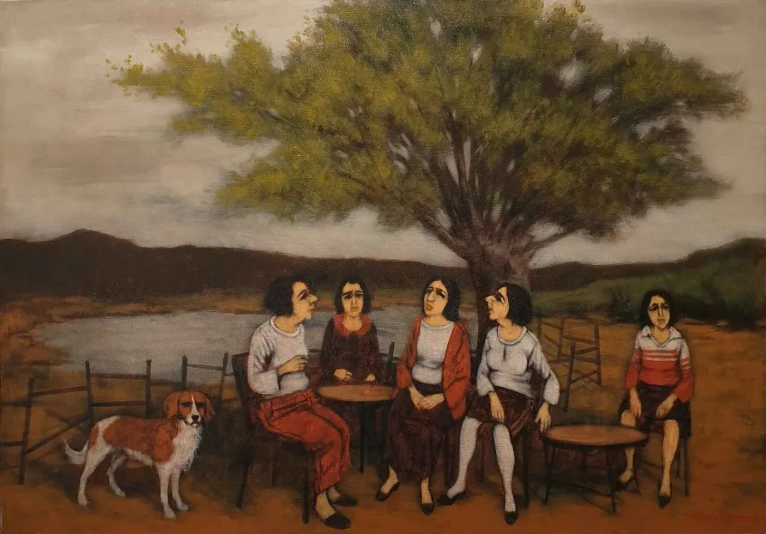 ORHAN UMUT — “İsimsiz”, 2018 "İsimsiz" eseri ORHAN UMUT tarafından 2018 yılında 70x100 cm ölçülerinde Tuval üzeri akrilik boya tekniği ile yapılmıştır.