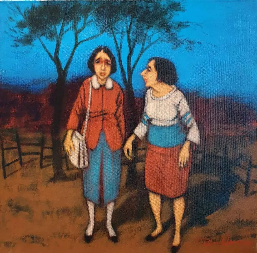 yakınlaştır "İsimsiz" eseri ORHAN UMUT tarafından 2018 yılında 40x40 cm ölçülerinde Tuval üzeri akrilik boya tekniği ile yapılmıştır.