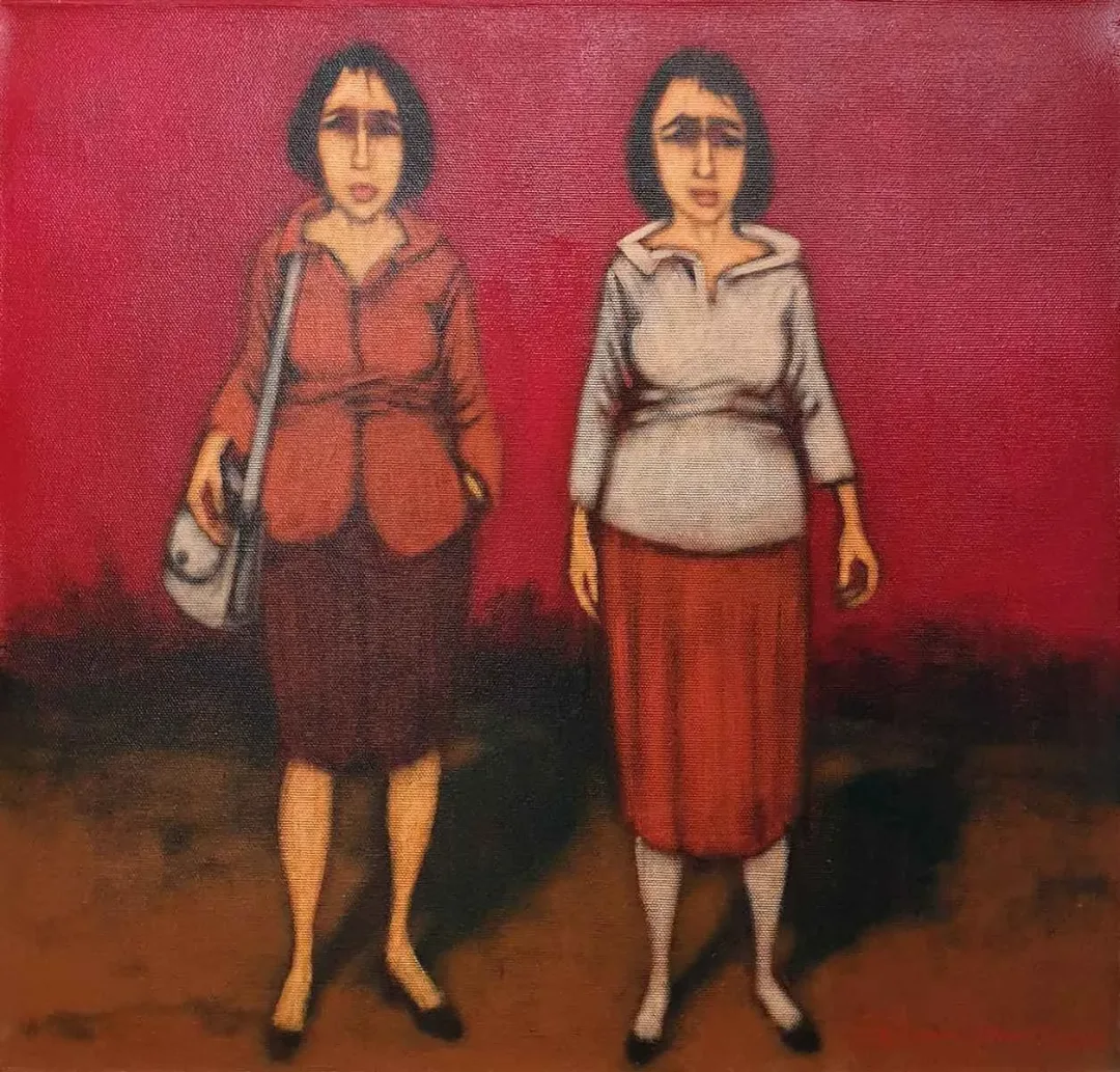 ORHAN UMUT — “İsimsiz”, 2018 "İsimsiz" eseri ORHAN UMUT tarafından 2018 yılında 40x40 cm ölçülerinde Tuval üzeri akrilik boya tekniği ile yapılmıştır.