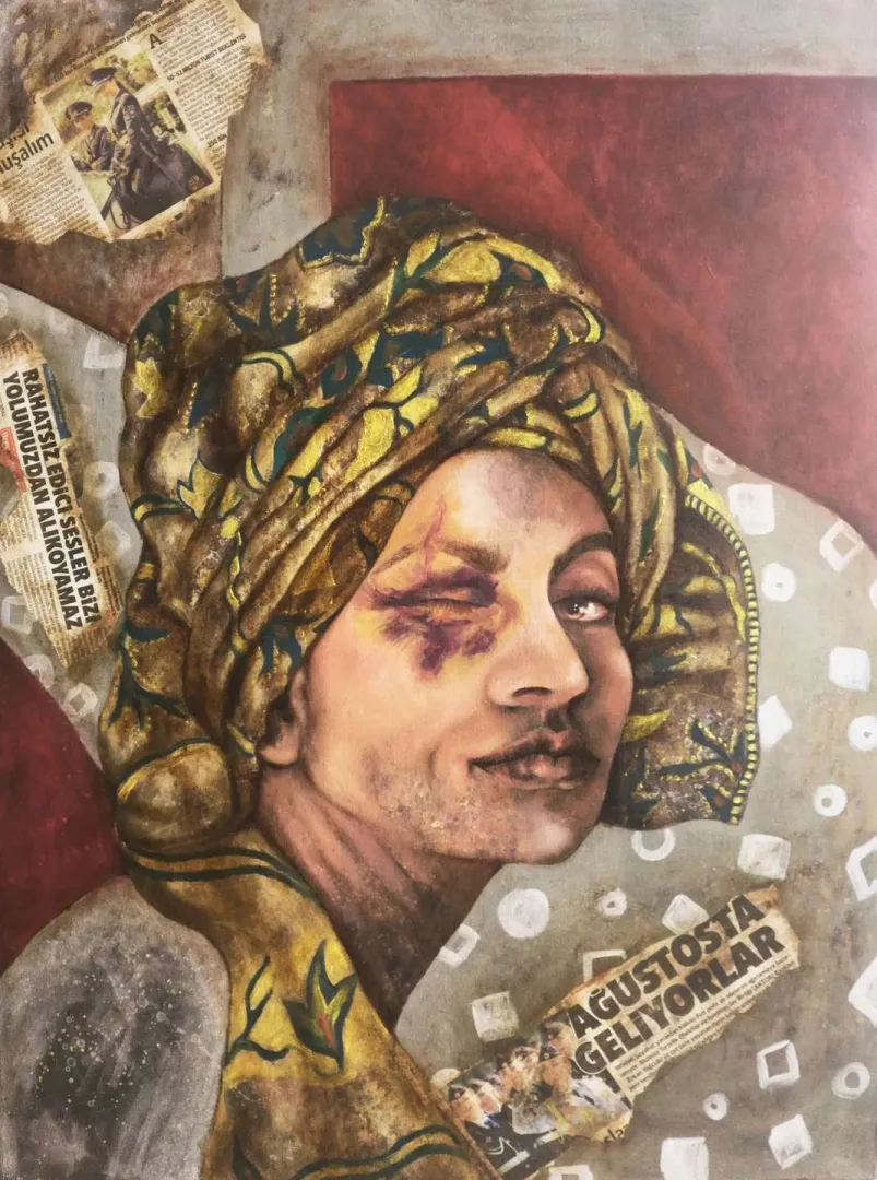 PARVİN GHORBANZADEH DİZAJİ — “isimsiz”, 2019 "isimsiz" eseri PARVİN GHORBANZADEH DİZAJİ tarafından 2019 yılında 80x60 cm ölçülerinde Tuval üzeri karışık teknik tekniği ile yapılmıştır.