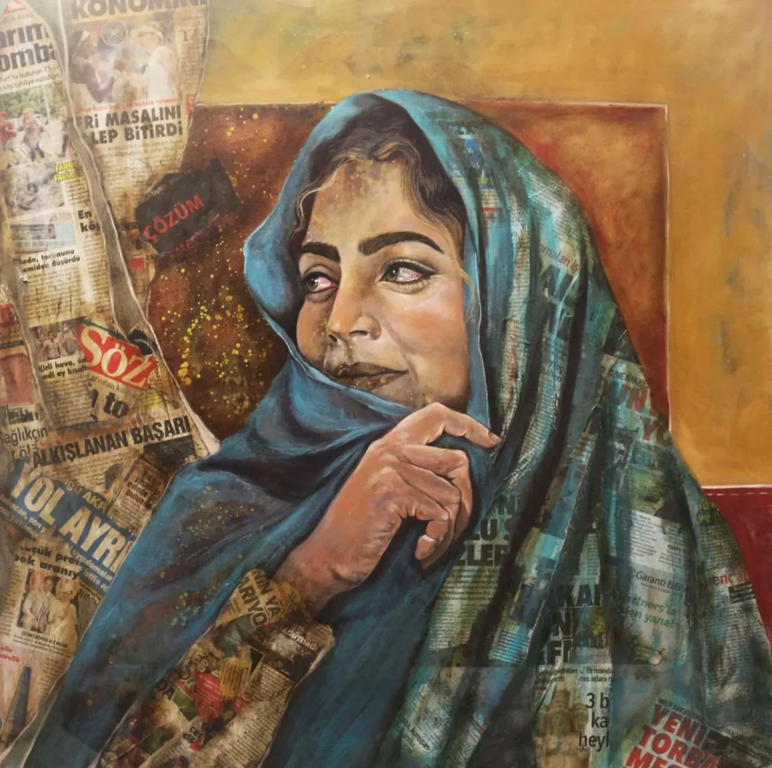 PARVİN GHORBANZADEH DİZAJİ — “isimsiz”, 2019 "isimsiz" eseri PARVİN GHORBANZADEH DİZAJİ tarafından 2019 yılında 50x50 cm ölçülerinde Tuval üzeri karışık teknik tekniği ile yapılmıştır.