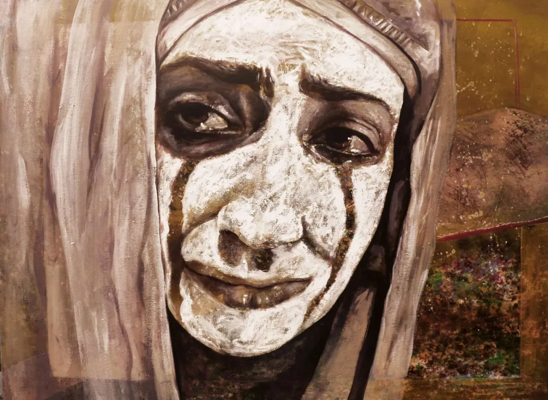 PARVİN GHORBANZADEH DİZAJİ — “isimsiz”, 2019 "isimsiz" eseri PARVİN GHORBANZADEH DİZAJİ tarafından 2019 yılında 60x80 cm ölçülerinde Tuval üzeri karışık teknik tekniği ile yapılmıştır.