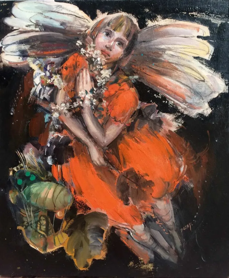 "İsimsiz" eseri PERUZE HAMURCU tarafından 60x50 cm ölçülerinde Tuval üzeri yağlı boya tekniği ile yapılmıştır.