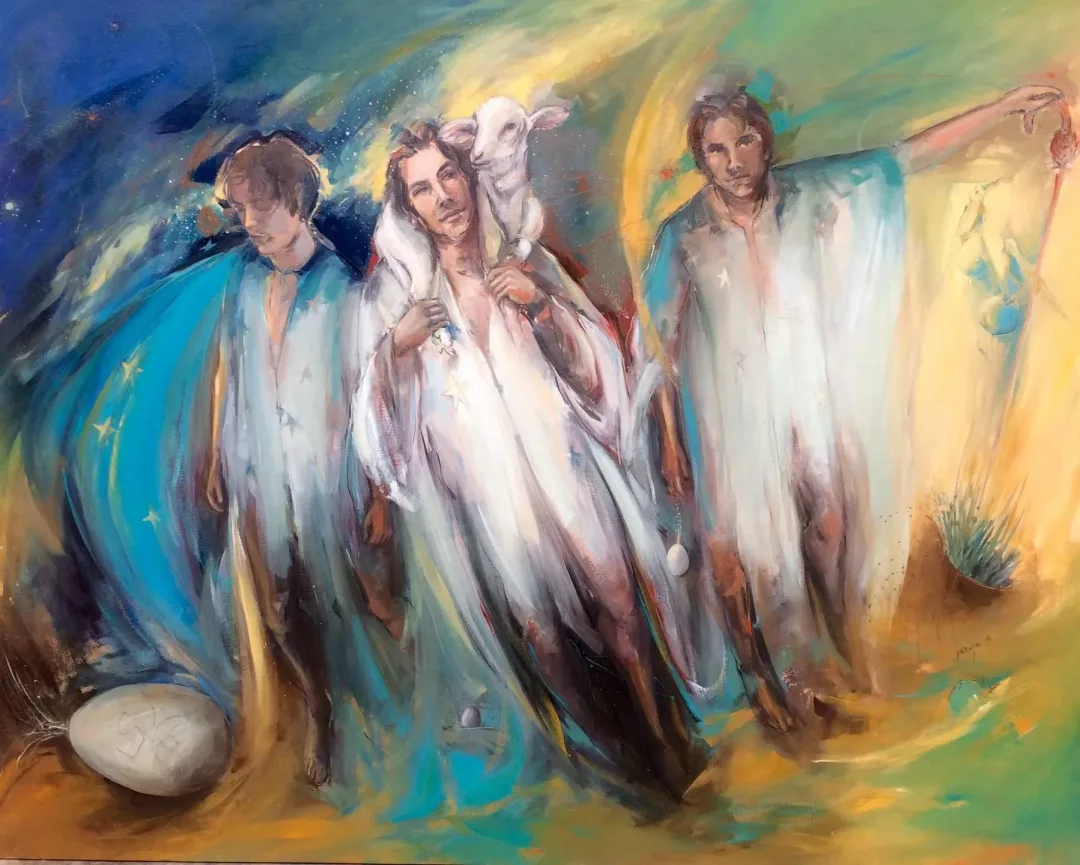 "İsimsiz" eseri PERUZE HAMURCU tarafından 145x185 cm ölçülerinde Tuval üzeri yağlı boya tekniği ile yapılmıştır.