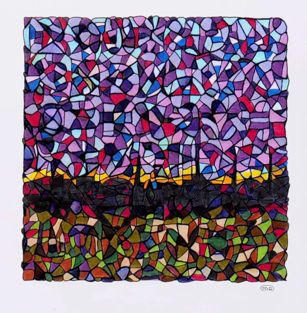 REŞAT ŞENTÜRK — 2019 Bu eser REŞAT ŞENTÜRK tarafından 2019 yılında 20x20 cm ölçülerinde Kağıt üzeri karışık teknik tekniği ile yapılmıştır.