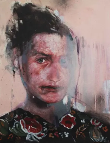 SEDİGHEH FATOLLAHZADEH DİZAJİ — “İsimsiz”, 2018 "İsimsiz" eseri SEDİGHEH FATOLLAHZADEH DİZAJİ tarafından 2018 yılında 50x40 cm ölçülerinde Tuval üzeri akrilik boya tekniği ile yapılmıştır.