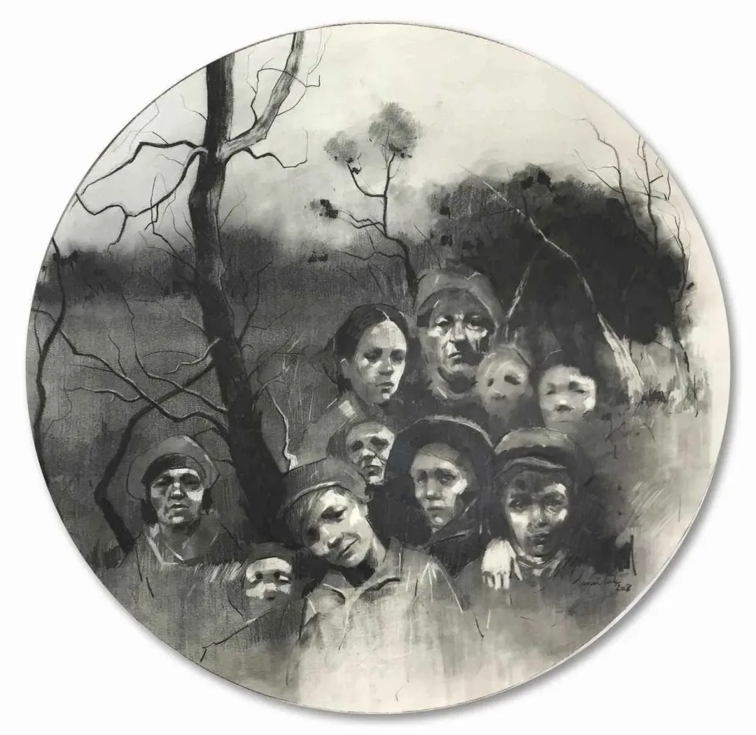 SEMA ÖCAL — “İsimsiz” "İsimsiz" eseri SEMA ÖCAL tarafından 48x48 cm ölçülerinde Kağıt üzeri füzen tekniği ile yapılmıştır.