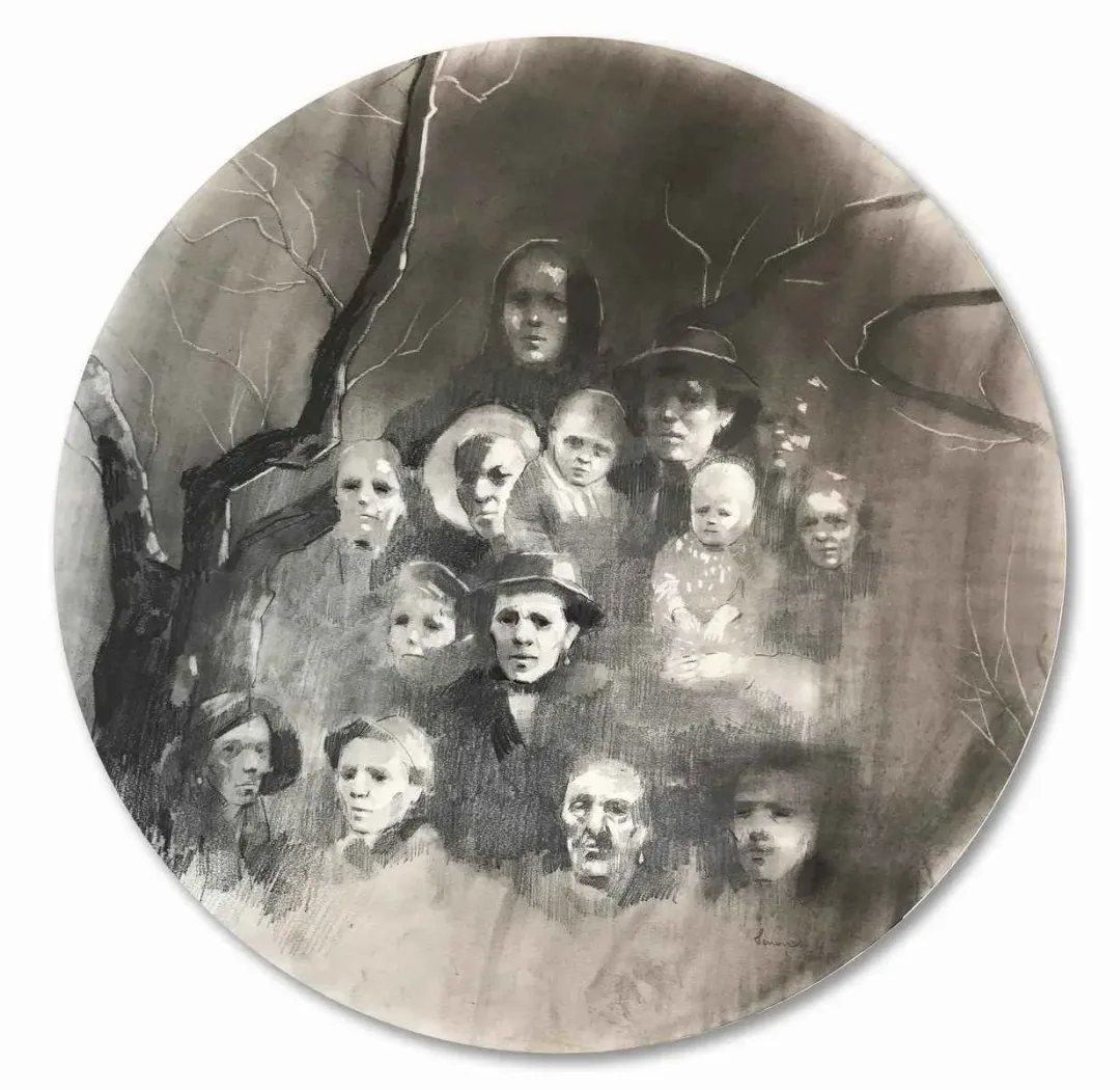 SEMA ÖCAL — “İsimsiz” "İsimsiz" eseri SEMA ÖCAL tarafından 48x48 cm ölçülerinde Kağıt üzeri füzen tekniği ile yapılmıştır.