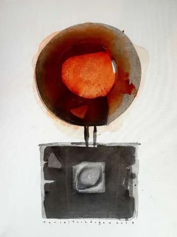 "İsimsiz" eseri TANSEL TÜRKDOĞAN tarafından 2019 yılında 80x60 cm ölçülerinde Tuval üzeri akrilik boya tekniği ile yapılmıştır.