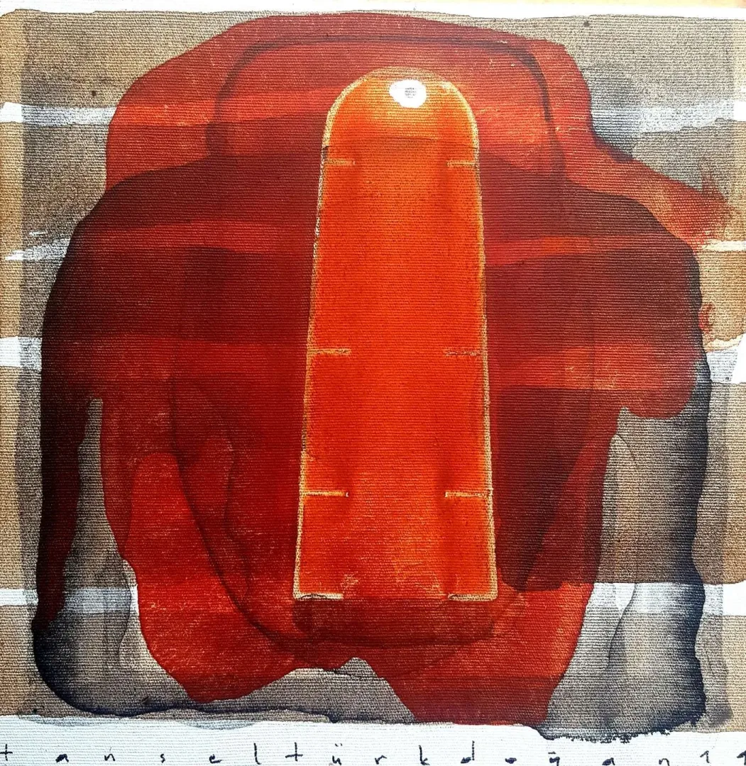 "İsimsiz" eseri TANSEL TÜRKDOĞAN tarafından 2019 yılında 30x30 cm ölçülerinde Tuval üzeri akrilik boya tekniği ile yapılmıştır.