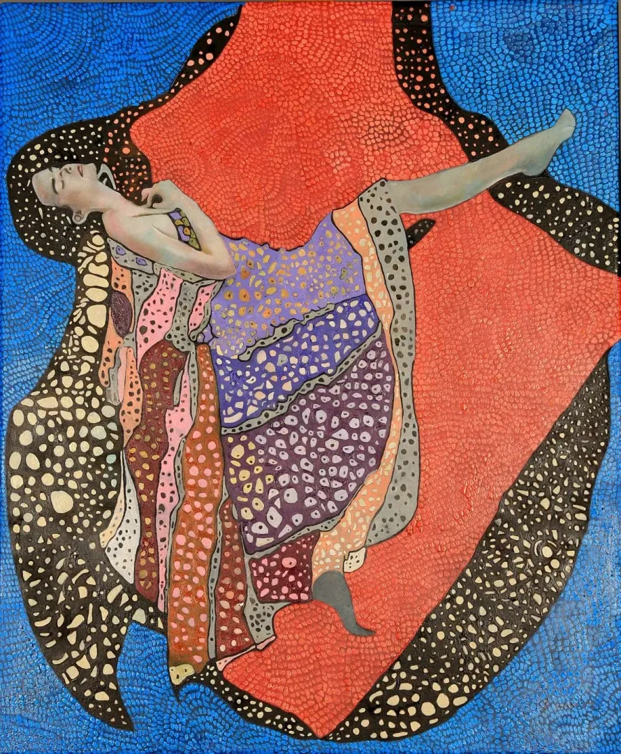 BİNNUR YÜCEBAŞ RUOCCO Bu eser BİNNUR YÜCEBAŞ RUOCCO tarafından 60x50 cm ölçülerinde Tuval üzeri yağlı boya tekniği ile yapılmıştır.