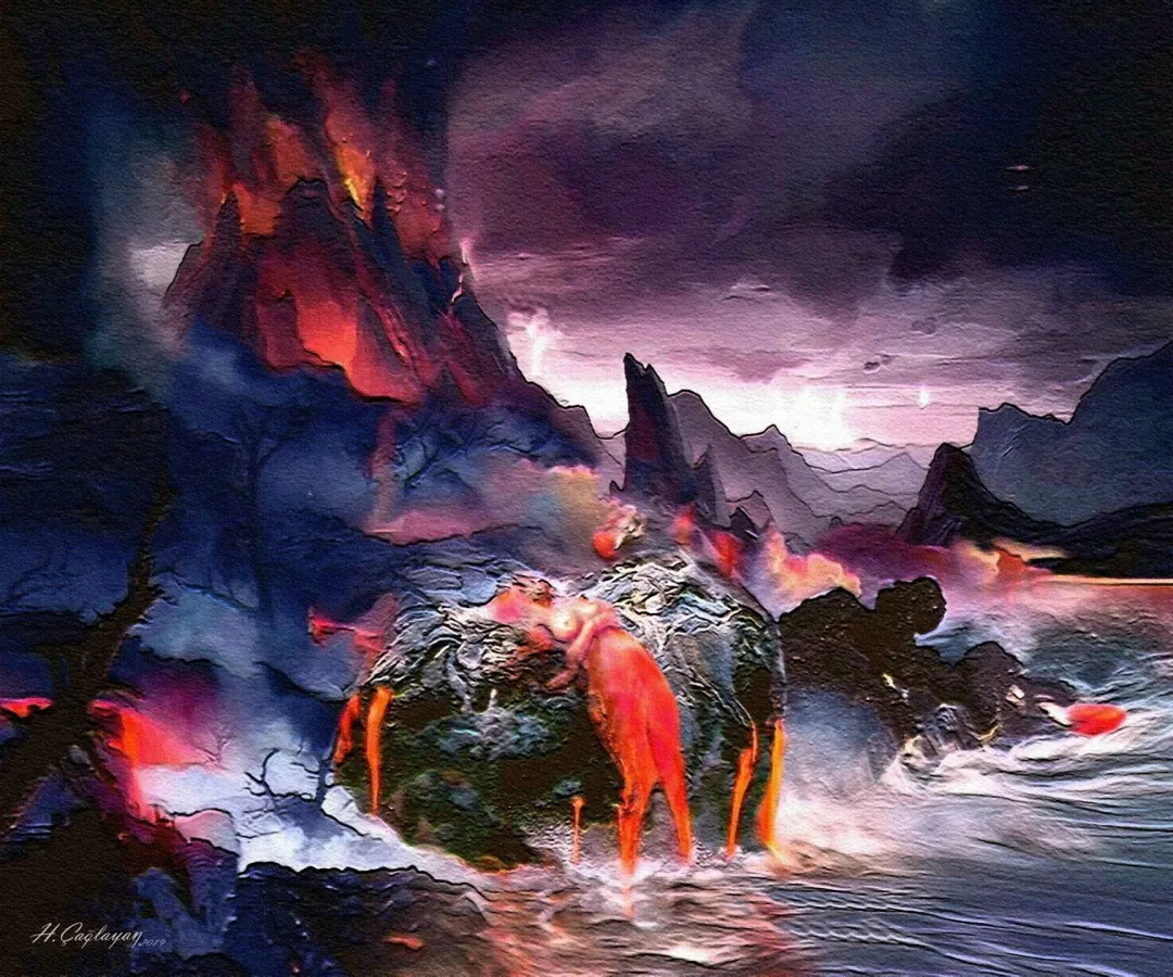 HASAN ÇAĞLAYAN — 2019 Bu eser HASAN ÇAĞLAYAN tarafından 2019 yılında 50x60 cm ölçülerinde Tuval üzeri karışık teknik tekniği ile yapılmıştır.
