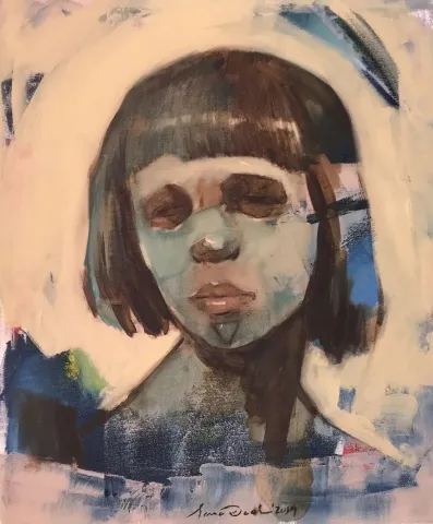 SEMA ÖCAL — 2019 Bu eser SEMA ÖCAL tarafından 2019 yılında 60x50 cm ölçülerinde Tuval üzeri yağlı boya tekniği ile yapılmıştır.