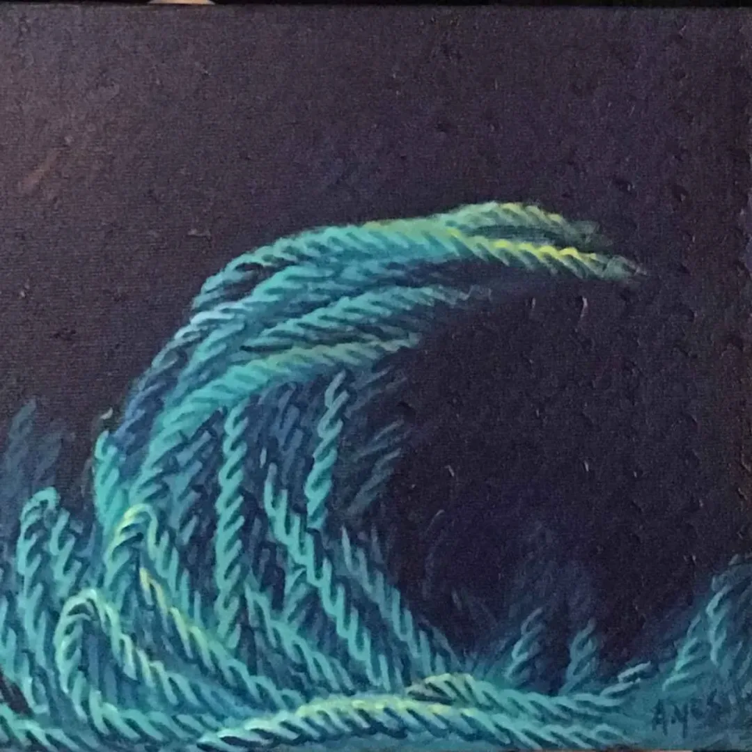 AHMET YEŞİL — “İsimsiz”, 2019 "İsimsiz" eseri AHMET YEŞİL tarafından 2019 yılında 25x25 cm ölçülerinde Tuval üzeri yağlı boya tekniği ile yapılmıştır.