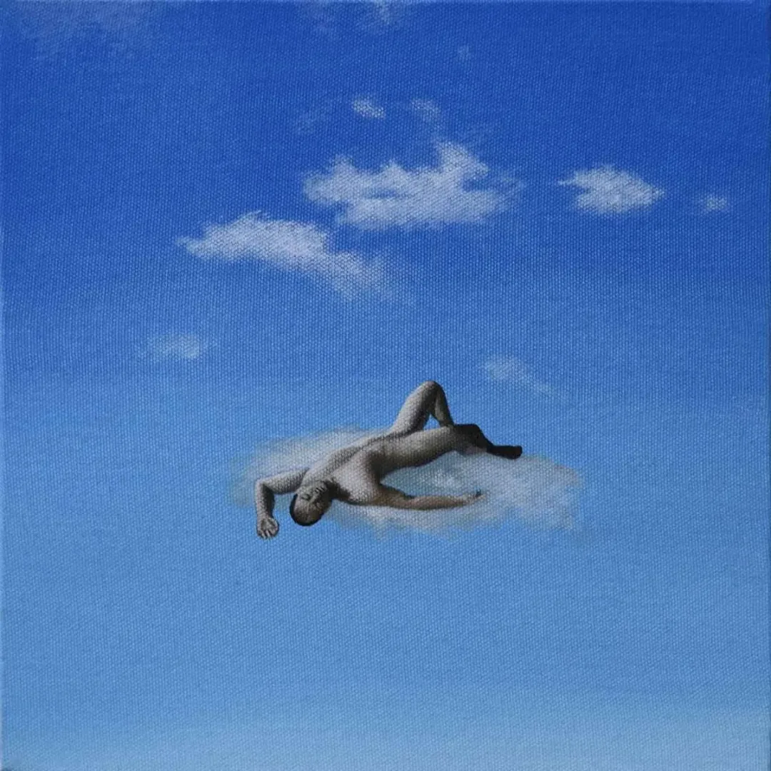 EMRAH EMİR — “İsimsiz”, 2019 "İsimsiz" eseri EMRAH EMİR tarafından 2019 yılında 25x25 cm ölçülerinde Tuval üzeri akrilik boya tekniği ile yapılmıştır.