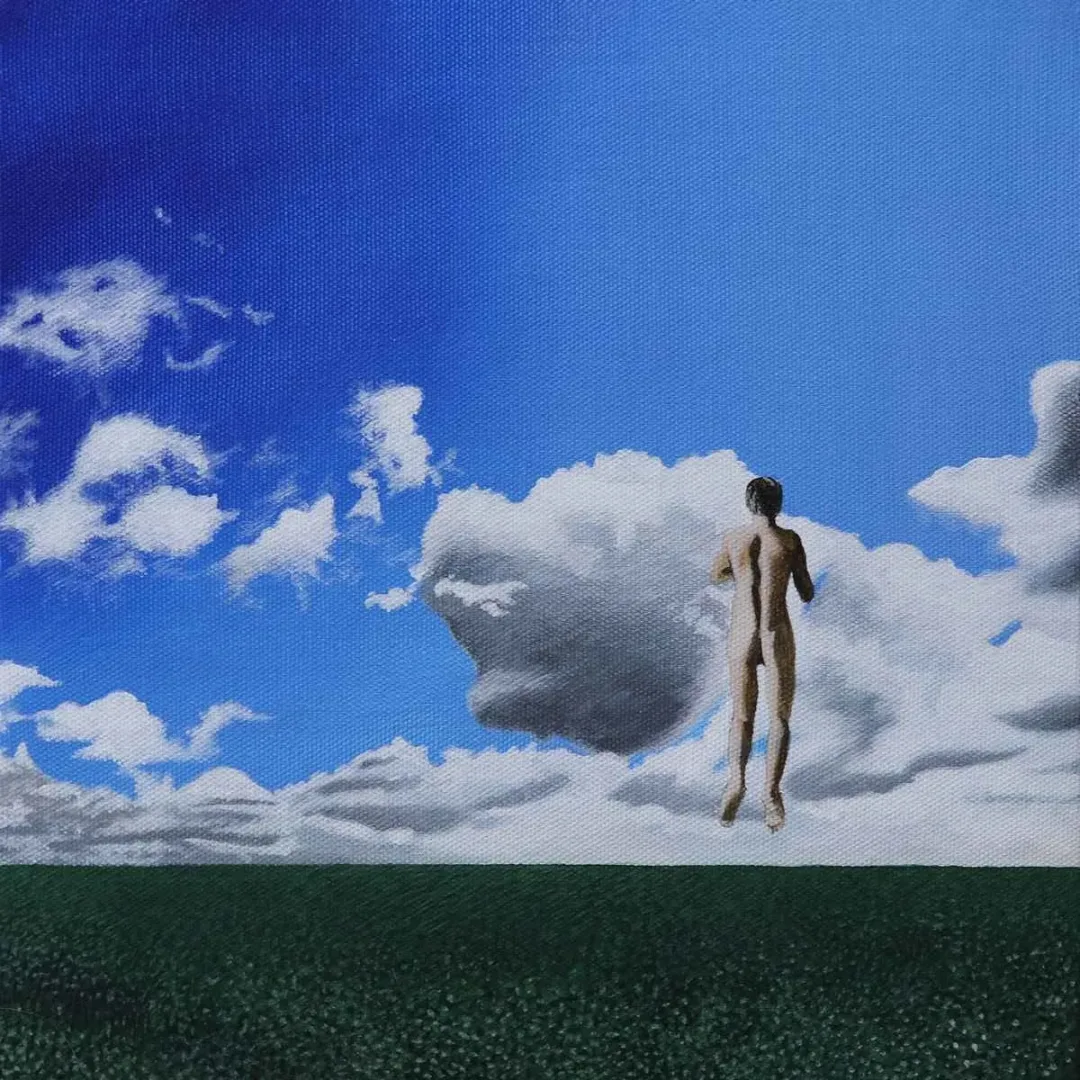 EMRAH EMİR — “İsimsiz”, 2019 "İsimsiz" eseri EMRAH EMİR tarafından 2019 yılında 25x25 cm ölçülerinde Tuval üzeri akrilik boya tekniği ile yapılmıştır.