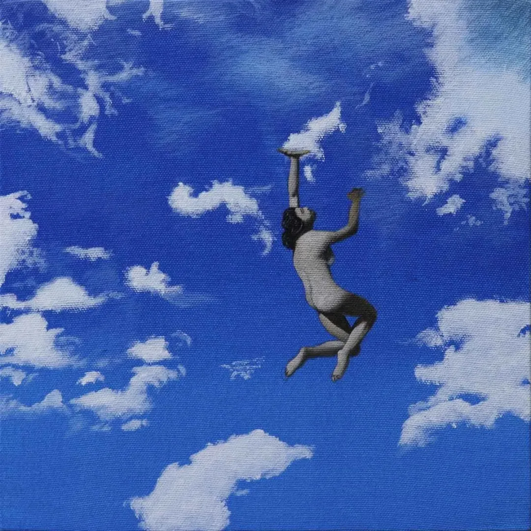 EMRAH EMİR — “İsimsiz”, 2019 "İsimsiz" eseri EMRAH EMİR tarafından 2019 yılında 25x25 cm ölçülerinde Tuval üzeri akrilik boya tekniği ile yapılmıştır.