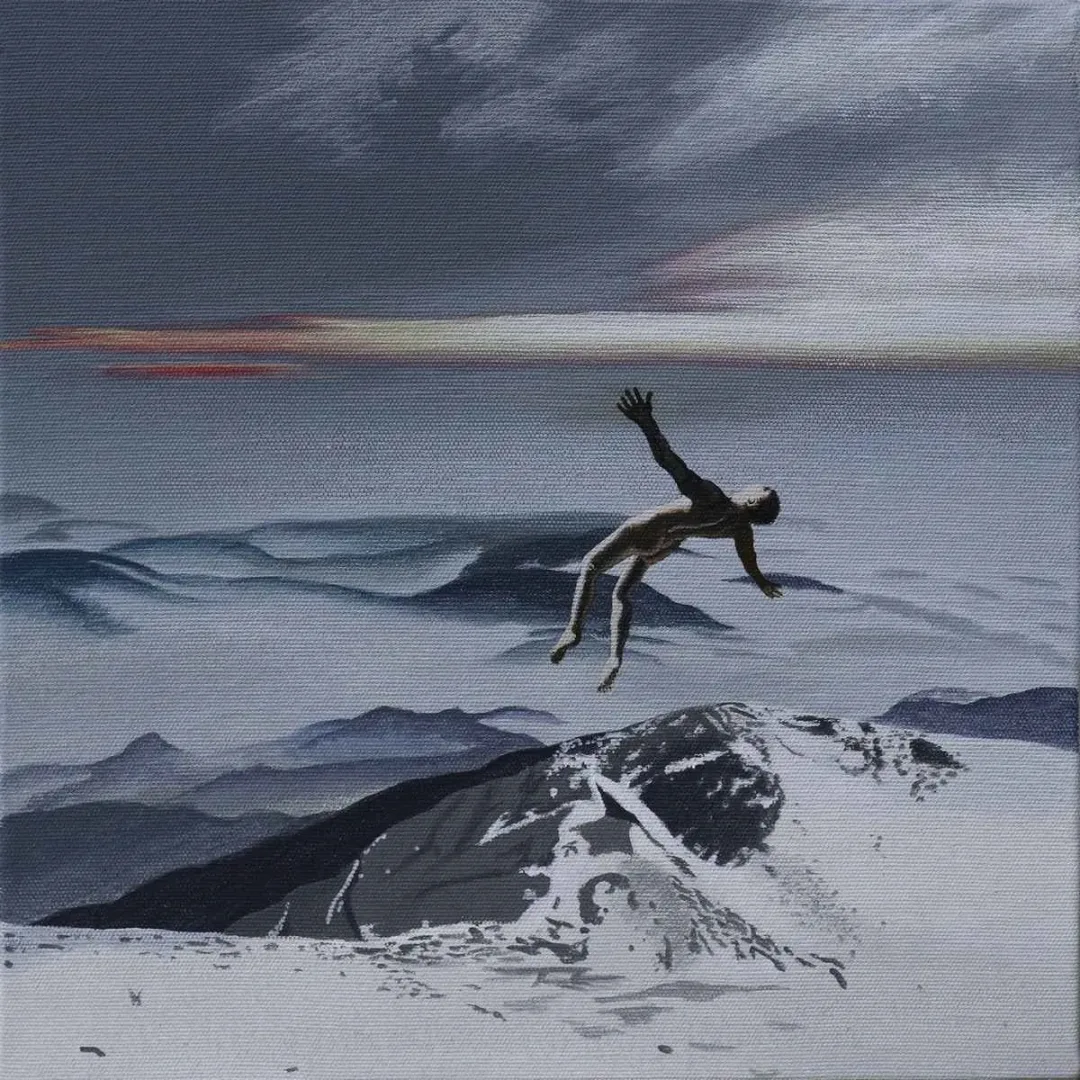 EMRAH EMİR — “İsimsiz”, 2019 "İsimsiz" eseri EMRAH EMİR tarafından 2019 yılında 25x25 cm ölçülerinde Tuval üzeri akrilik boya tekniği ile yapılmıştır.