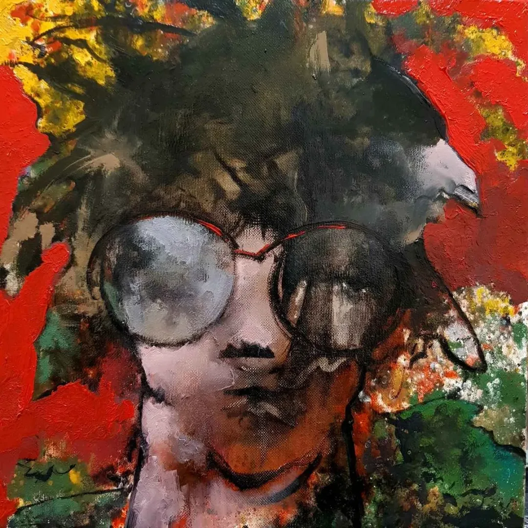 EROL PELİOĞLU — “İsimsiz”, 2019 "İsimsiz" eseri EROL PELİOĞLU tarafından 2019 yılında 25x25 cm ölçülerinde Tuval üzeri yağlı boya tekniği ile yapılmıştır.