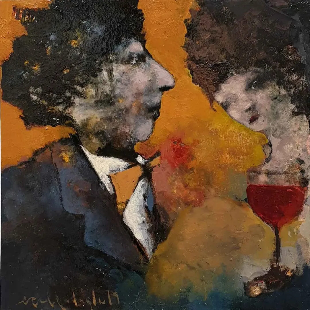 EROL PELİOĞLU — “İsimsiz”, 2019 "İsimsiz" eseri EROL PELİOĞLU tarafından 2019 yılında 25x25 cm ölçülerinde Tuval üzeri yağlı boya tekniği ile yapılmıştır.