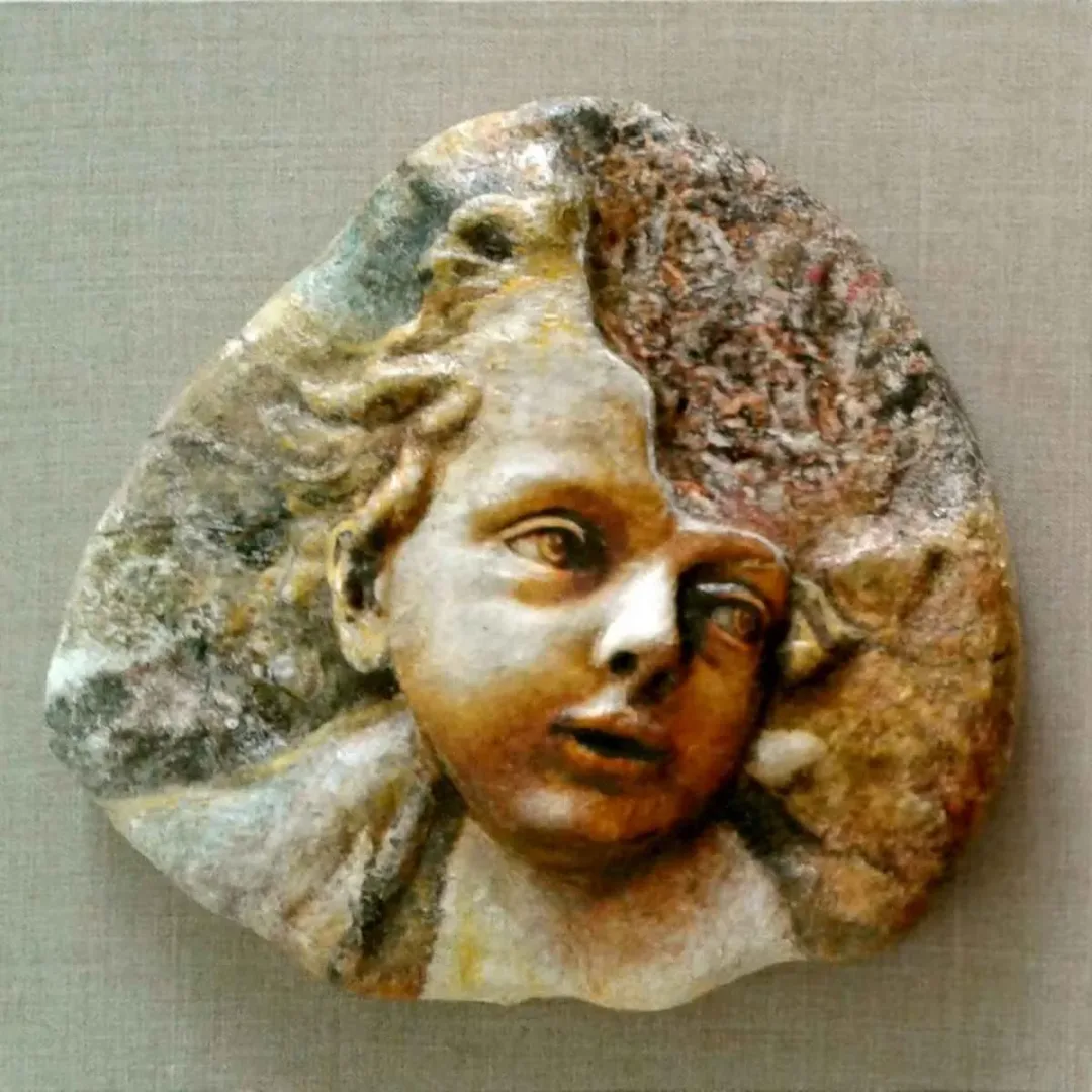 HASAN ÇAĞLAYAN — “İsimsiz”, 2019 "İsimsiz" eseri HASAN ÇAĞLAYAN tarafından 2019 yılında 25x25 cm ölçülerinde Yapay kaya üzeri karışık teknik tekniği ile yapılmıştır.