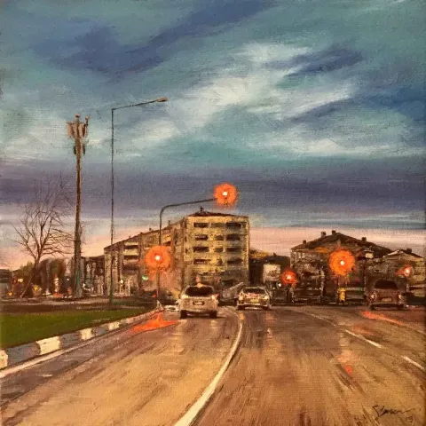 SONER CİVRİZOĞLU — “Çanakkale”, 2019 "Çanakkale" eseri SONER CİVRİZOĞLU tarafından 2019 yılında 25x25 cm ölçülerinde Tuval üzeri yağlı boya tekniği ile yapılmıştır.