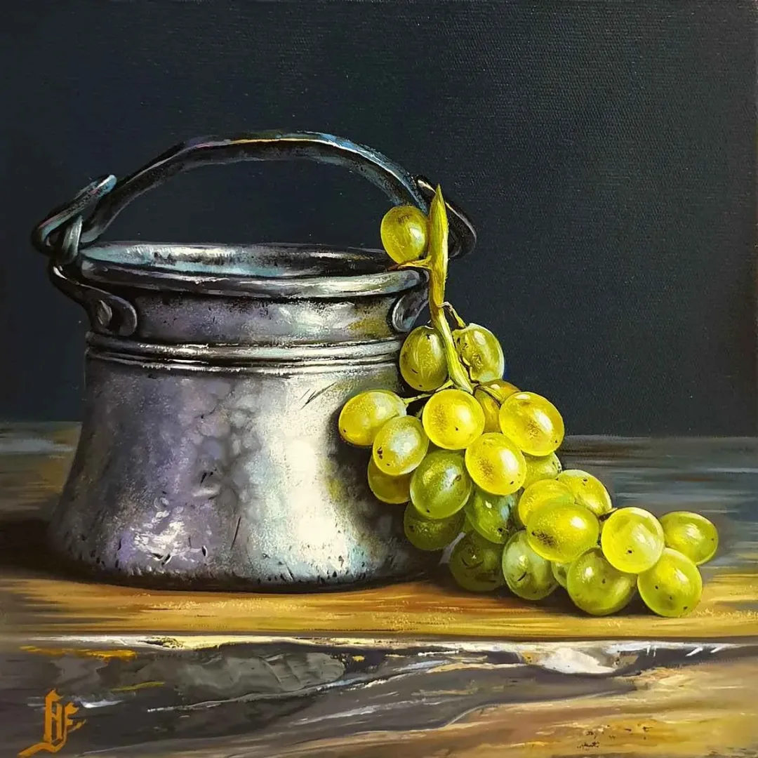"İsimsiz" eseri HÜSEYİN FEYZULLAH tarafından 2019 yılında 25x25 cm ölçülerinde Tuval üzeri yağlı boya tekniği ile yapılmıştır.