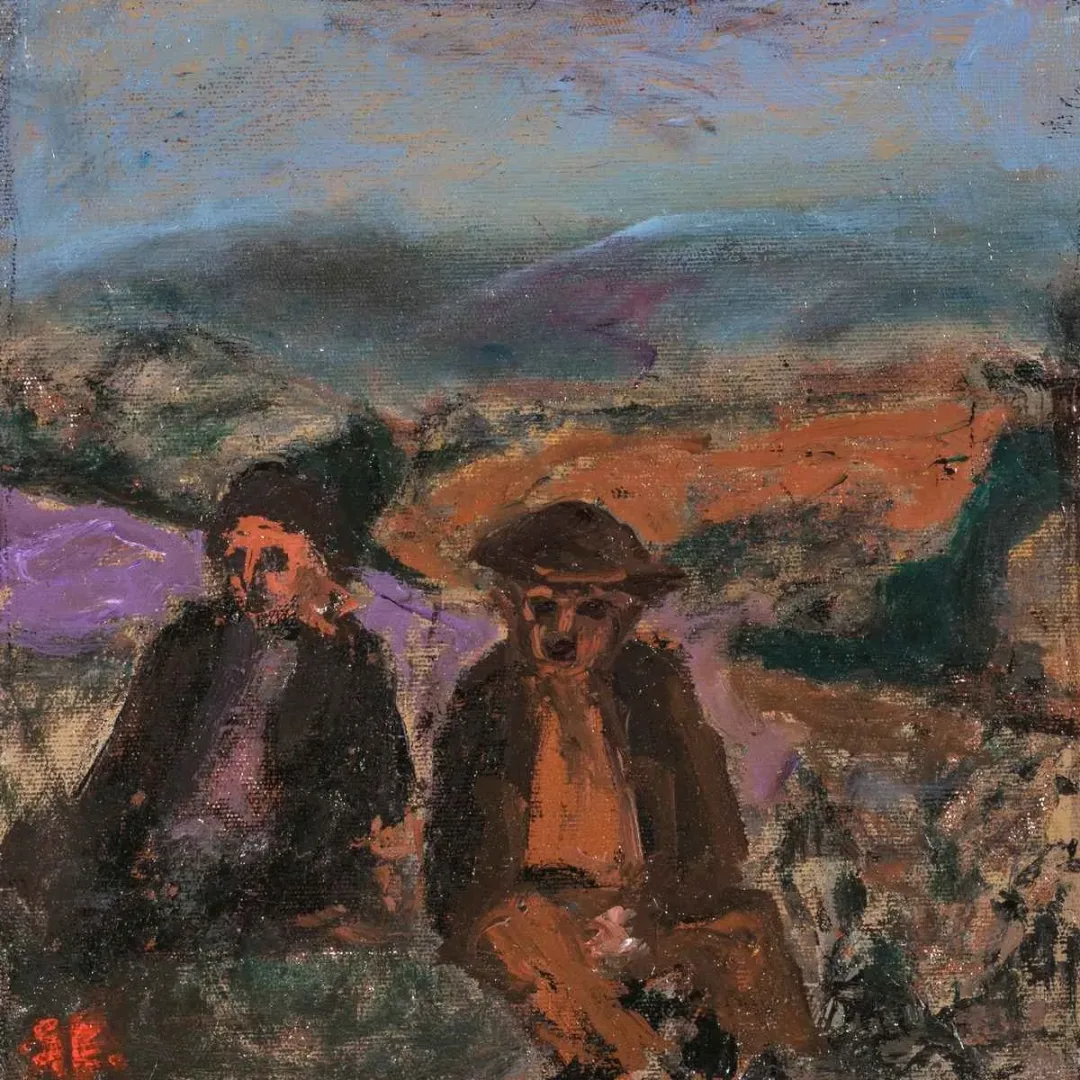 SÜLEYMAN ERDAL — “İsimsiz”, 2019 "İsimsiz" eseri SÜLEYMAN ERDAL tarafından 2019 yılında 25x25 cm ölçülerinde Tuval üzeri yağlı boya tekniği ile yapılmıştır.