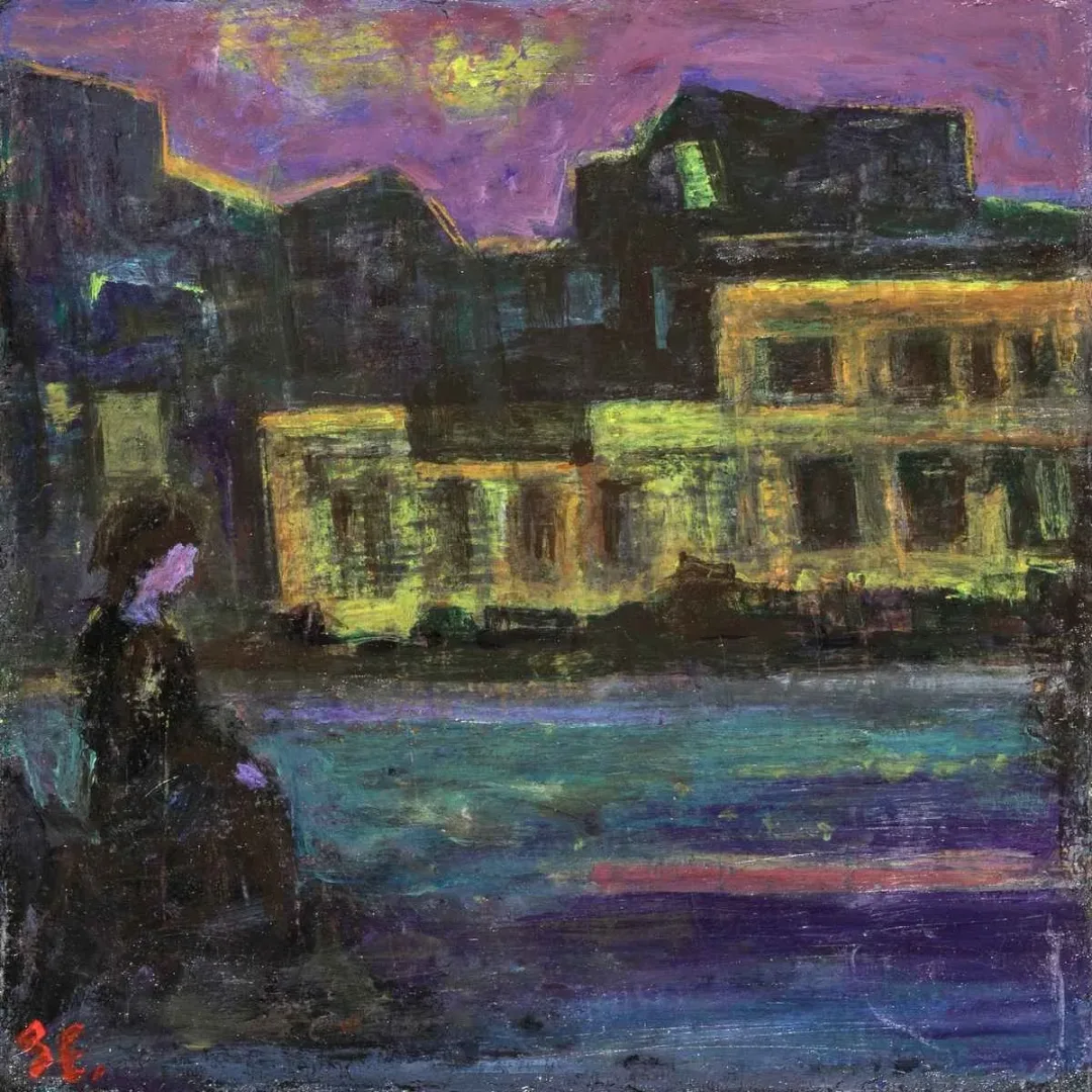 SÜLEYMAN ERDAL — “İsimsiz”, 2019 "İsimsiz" eseri SÜLEYMAN ERDAL tarafından 2019 yılında 25x25 cm ölçülerinde Tuval üzeri yağlı boya tekniği ile yapılmıştır.