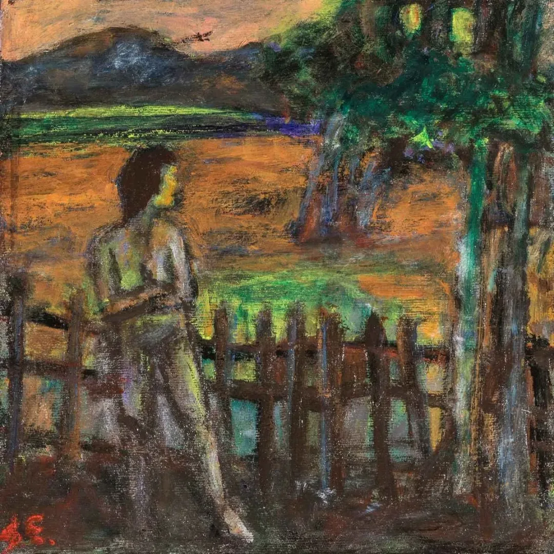 SÜLEYMAN ERDAL — “İsimsiz”, 2019 "İsimsiz" eseri SÜLEYMAN ERDAL tarafından 2019 yılında 25x25 cm ölçülerinde Tuval üzeri yağlı boya tekniği ile yapılmıştır.