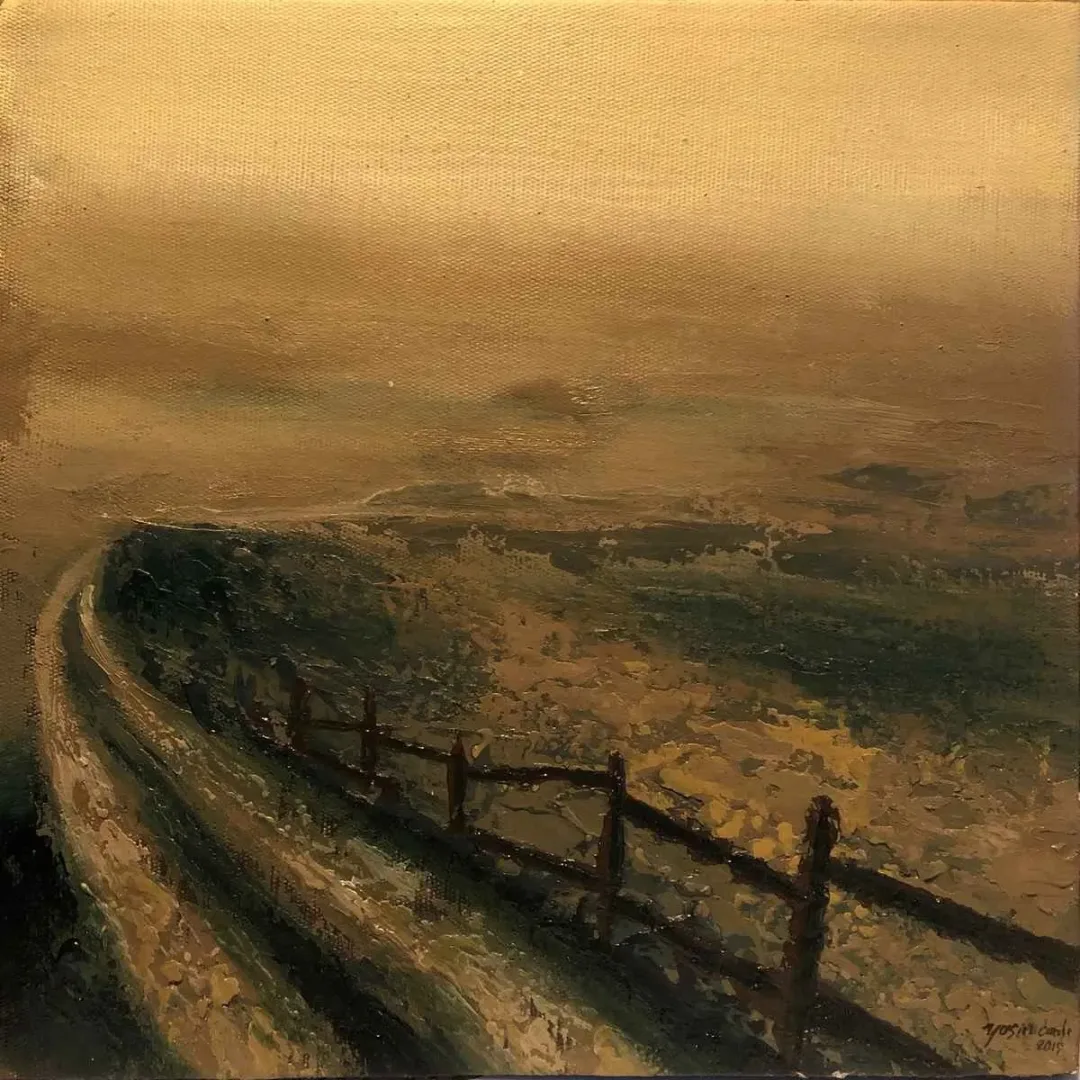 YASİN CANLI — “İsimsiz”, 2019 "İsimsiz" eseri YASİN CANLI tarafından 2019 yılında 25x25 cm ölçülerinde Tuval üzeri yağlı boya tekniği ile yapılmıştır.