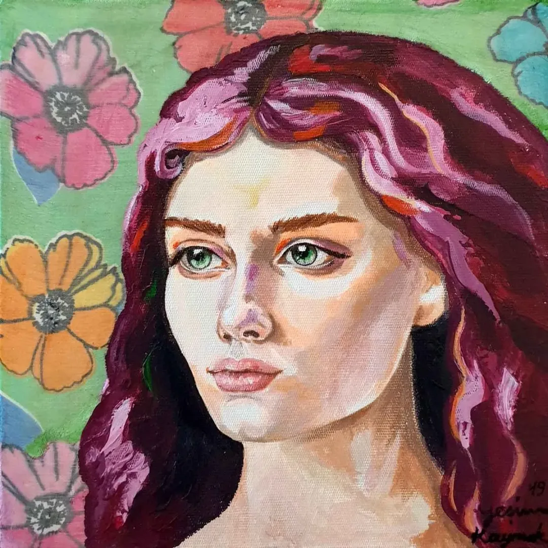 YEŞİM KAYMAK — “İsimsiz”, 2019 "İsimsiz" eseri YEŞİM KAYMAK tarafından 2019 yılında 25x25 cm ölçülerinde Tuval üzeri akrilik boya tekniği ile yapılmıştır.