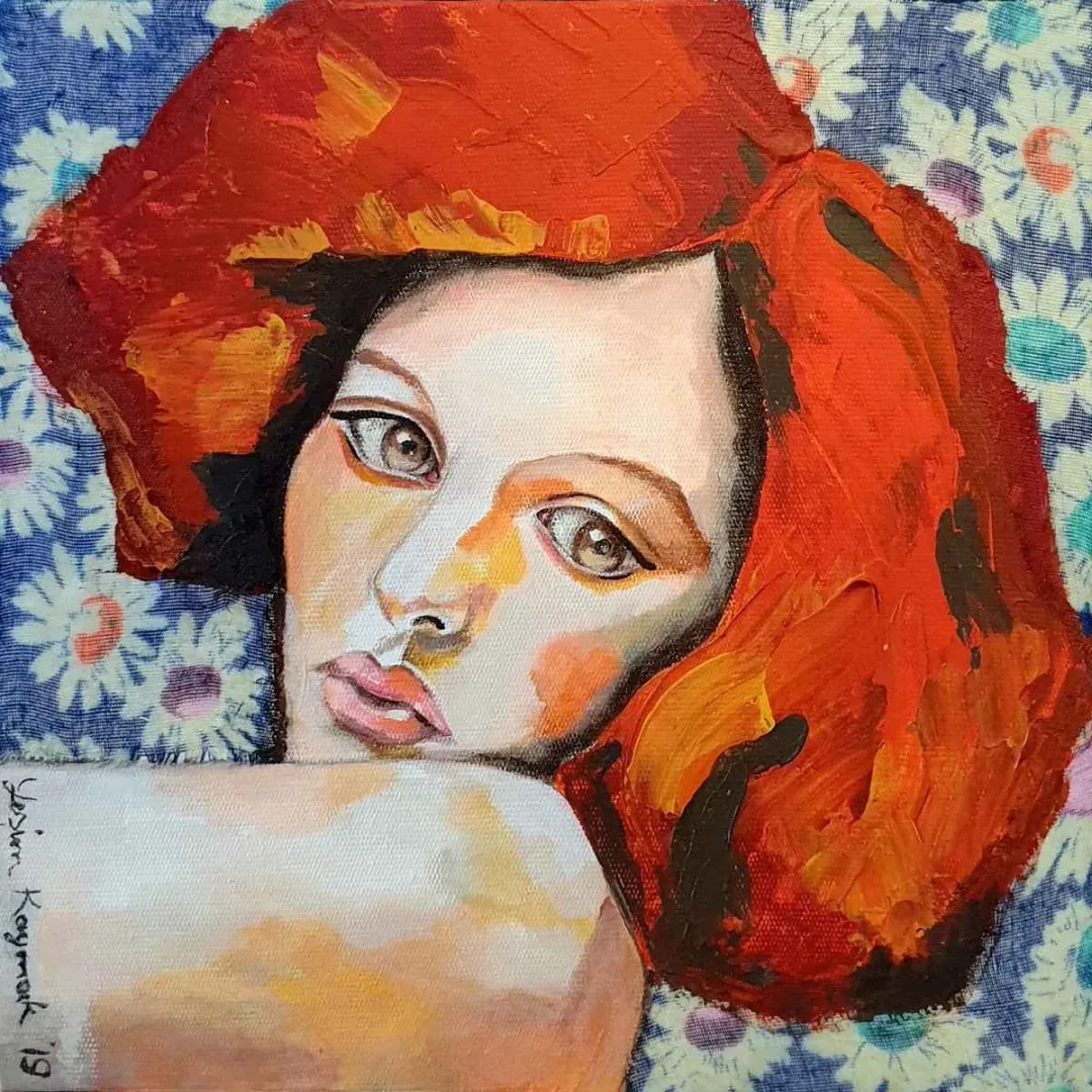 YEŞİM KAYMAK — “İsimsiz”, 2019 "İsimsiz" eseri YEŞİM KAYMAK tarafından 2019 yılında 25x25 cm ölçülerinde Tuval üzeri akrilik boya tekniği ile yapılmıştır.